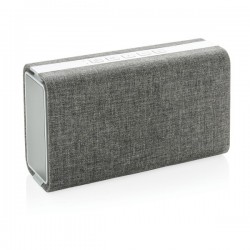 Vogue fabric speaker and powerbank, grey