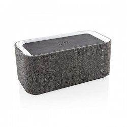 Vogue wireless charging speaker, grey