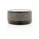 Fabric wireless charger with speaker, black