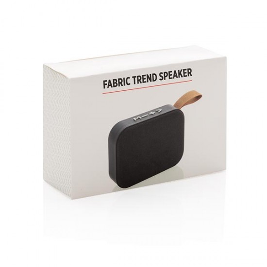 Fabric trend speaker, black