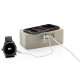 Wheatstraw wireless charging speaker, brown