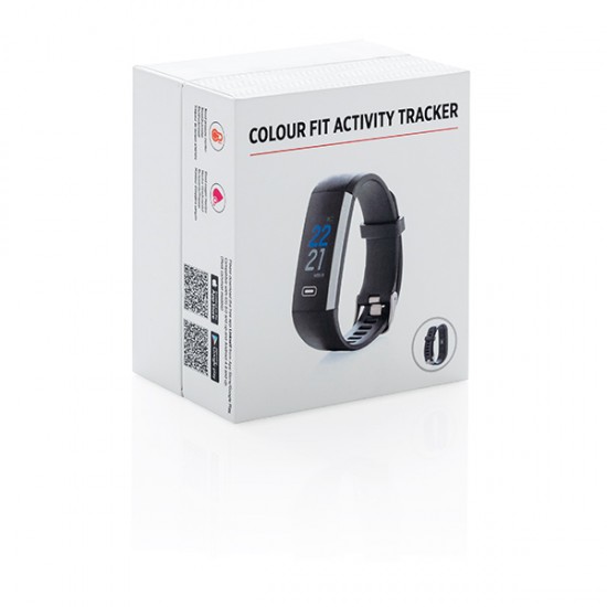 Colour Fit activity tracker, black
