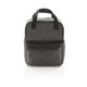 Cooler bag with 2 insulated compartments, anthracite