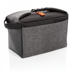 Two tone cooler bag, grey
