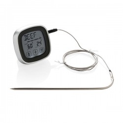 Digital meat thermometer, black