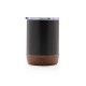 Cork small vacuum coffee mug, black