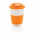 Plant fibre cup, orange