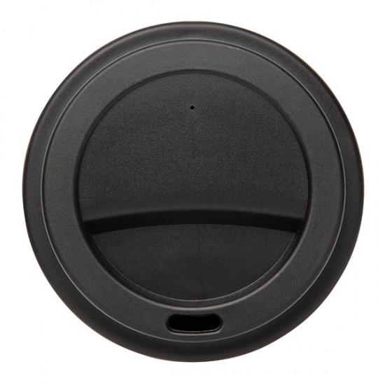 Reusable Coffee cup with screw lid 350ml, black