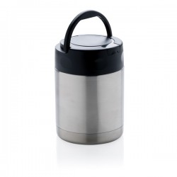 Vacuum insulated food container, silver