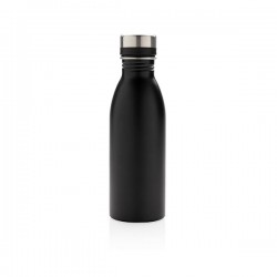 Deluxe stainless steel water bottle, black
