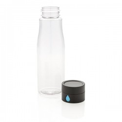 Aqua hydration tracking tritan bottle, transparent