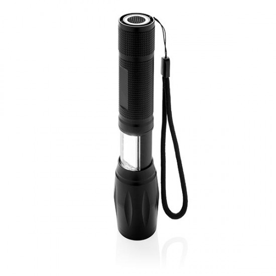 10W focus led CREE torch with COB, black
