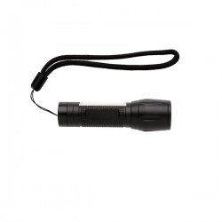 LED 3W focus torch with COB, black
