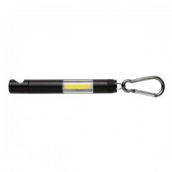 COB light with magnet and bottle opener, black