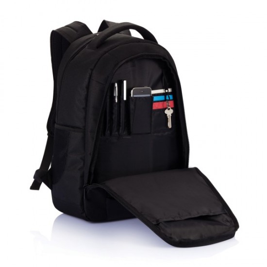 Boardroom laptop backpack PVC free, black
