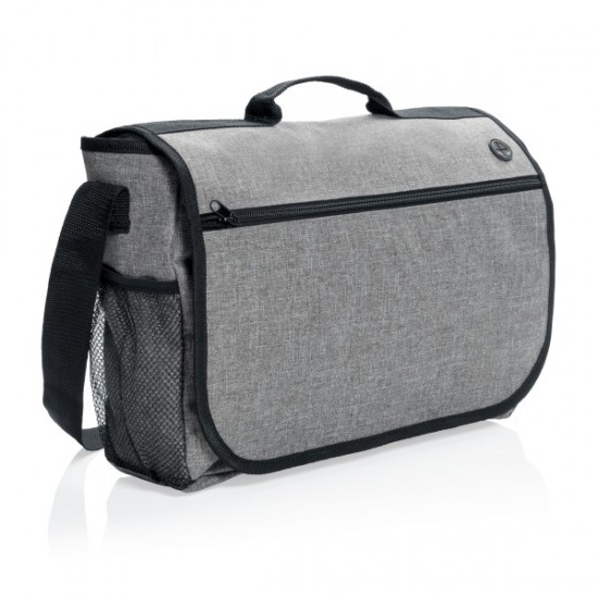 Fashion messenger bag, grey