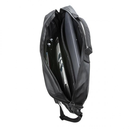 Fashion black 15.6" laptop bag PVC free, black