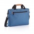 Fashion duo tone laptop bag, blue