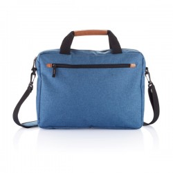 Fashion duo tone laptop bag, blue