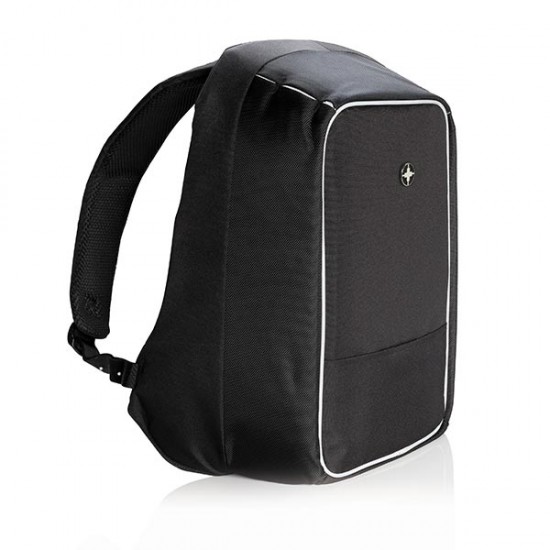 Swiss Peak anti-theft 15.6” laptop backpack, black