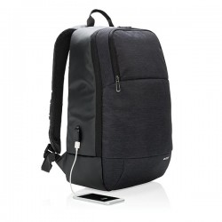 Modern 15” laptop backpack, black