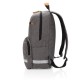 LED light 13” laptop backpack, grey