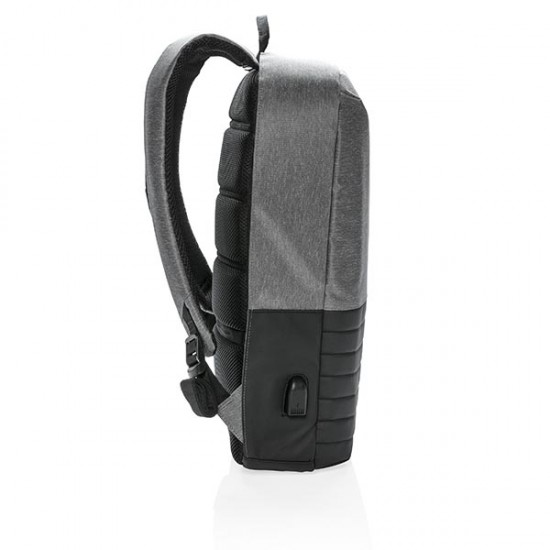Swiss Peak RFID anti-theft 15" laptop backpack, grey