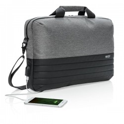 Swiss Peak RFID 15.6" laptop bag, grey