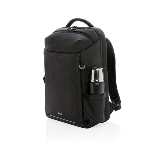 Swiss Peak XXL weekend travel backpack with RFID and USB, bl