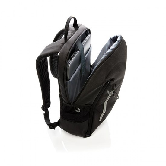 Lima 15,6" RFID & USB laptop backpack, black