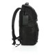 Swiss Peak RPET Voyager USB & RFID 15.6"laptop backpack, bla