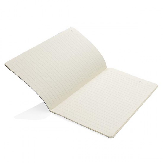 A5 standard softcover slim notebook, black