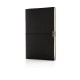 Swiss Peak A5 deluxe flexible softcover notebook, black