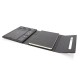 5.000 mAh power notebook A5 with wireless charging, black