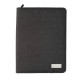 Tech portfolio with powerbank, black