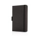 Deluxe A5 notebook with pen holder, black