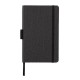 Deluxe A5 notebook with pen holder, black