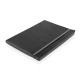 Deluxe A5 flexible softcover notebook coloured edge, grey