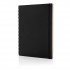 A4 Deluxe spiral ring notebook, black