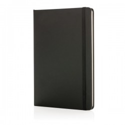 Standard hardcover PU notebook A5, black