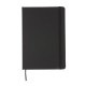 Standard hardcover PU notebook A5, black