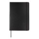 Standard hardcover A5 notebook with stylus pen, black
