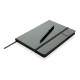 Deluxe 8GB USB notebook with stylus pen, black