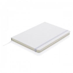 A5 Notebook & LED bookmark, white