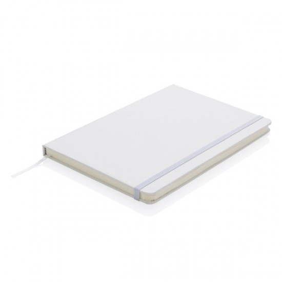 A5 Notebook & LED bookmark, white