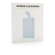 A5 Notebook & LED bookmark, white