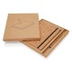 A5 notebook with bamboo pen including stylus, brown A5 notebook with bamboo pen including stylus, brown