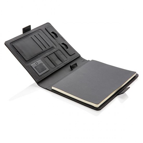Air 5W wireless charging notebook cover A5, black Air 5W wireless charging notebook cover A5, black