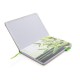 A5 Eco jute cotton notebook, green A5 Eco jute cotton notebook, green