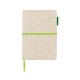 A5 Eco jute cotton notebook, green A5 Eco jute cotton notebook, green